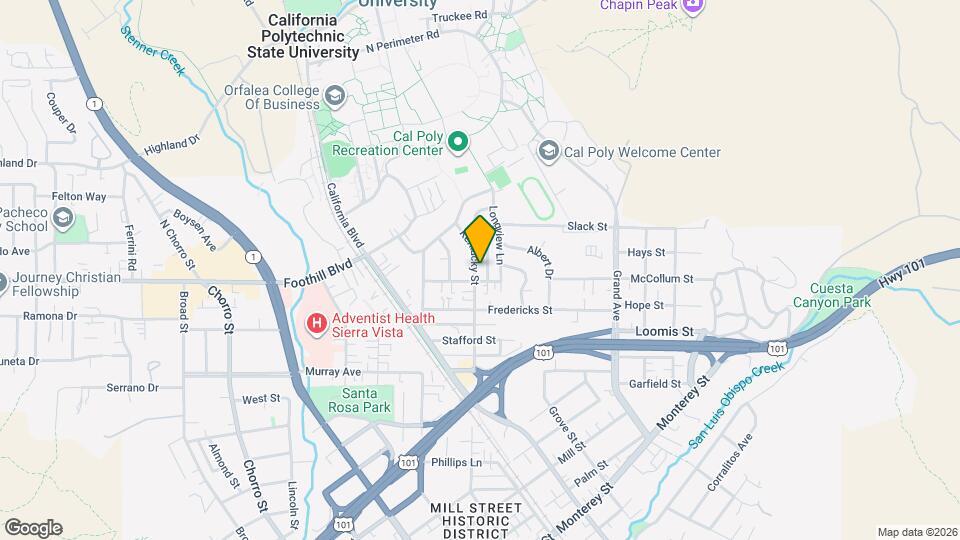 270 Kentucky St Map and Location Details