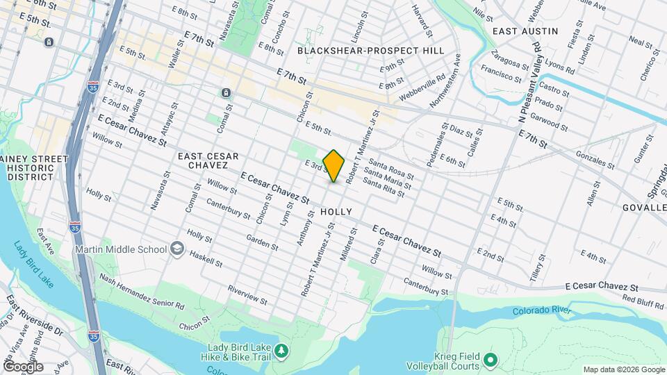 2102 E 2nd St Map and Location Details