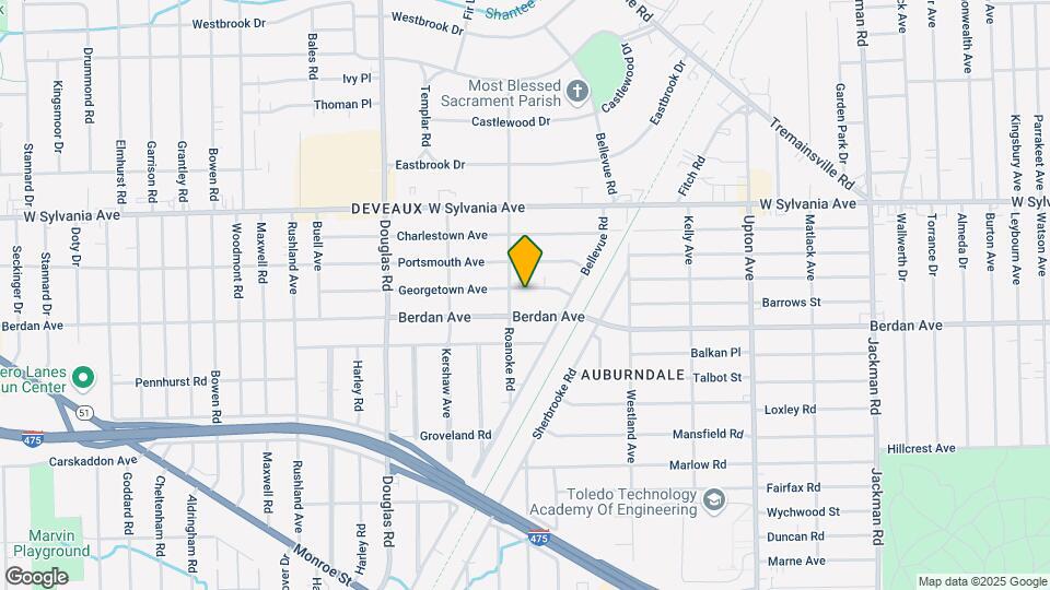 2247 Georgetown Ave Mapa y Detalles de la Ubicación