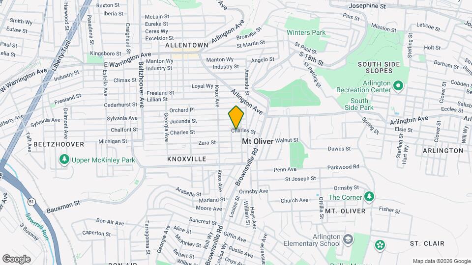 118 Charles St Map and Location Details