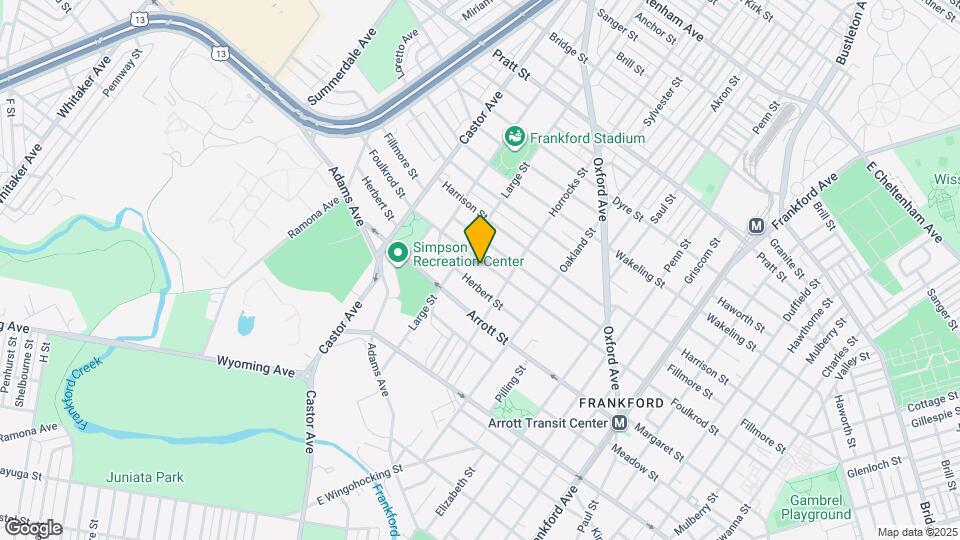 1118 Foulkrod St Map and Location Details