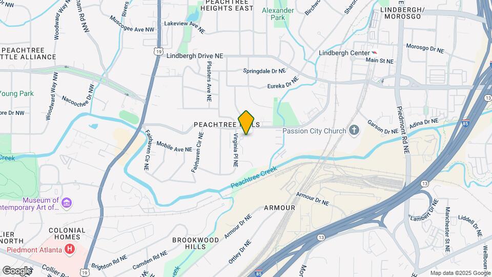 Peachtree Hills Place - Phase 1 Map and Location Details