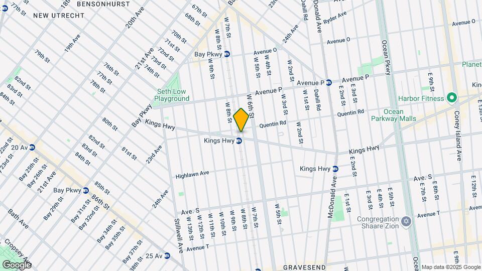 1702 W 7th St Map and Location Details