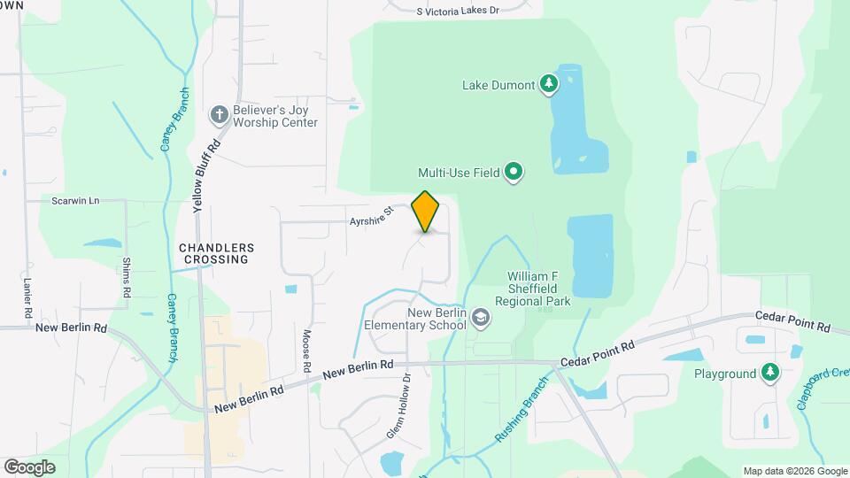 3559 White Cow Ct Mapa y Detalles de la Ubicación