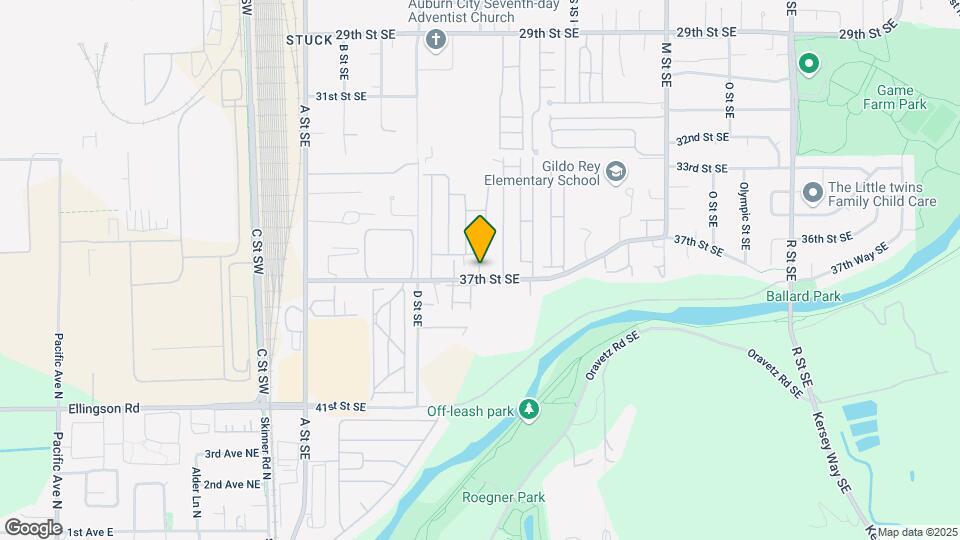 545 37th St SE Map and Location Details