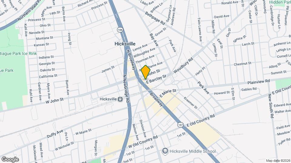 6 E Barclay St Map and Location Details