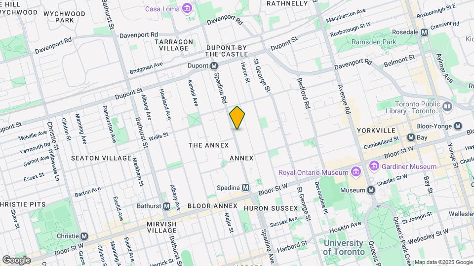 93 Spadina Rd Map and Location Details