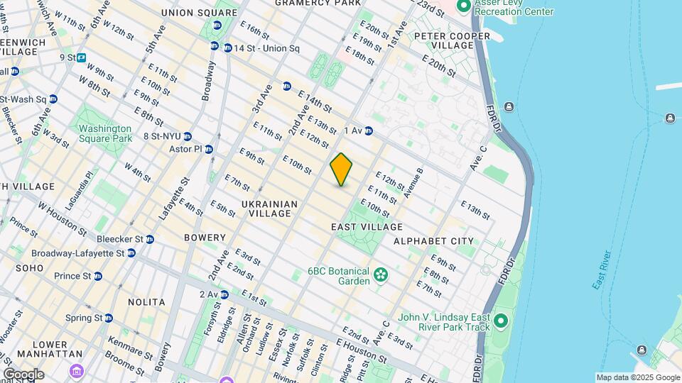278 East 10th Street Map and Location Details