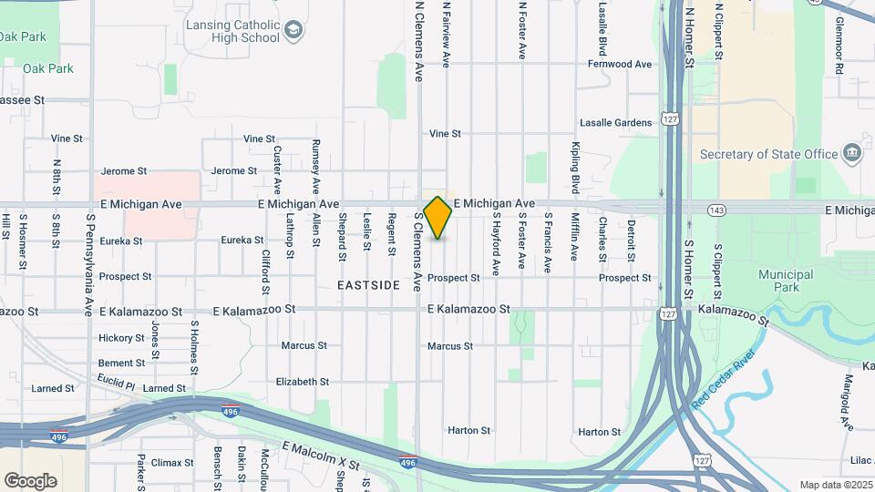 206 S Fairview Ave Map and Location Details