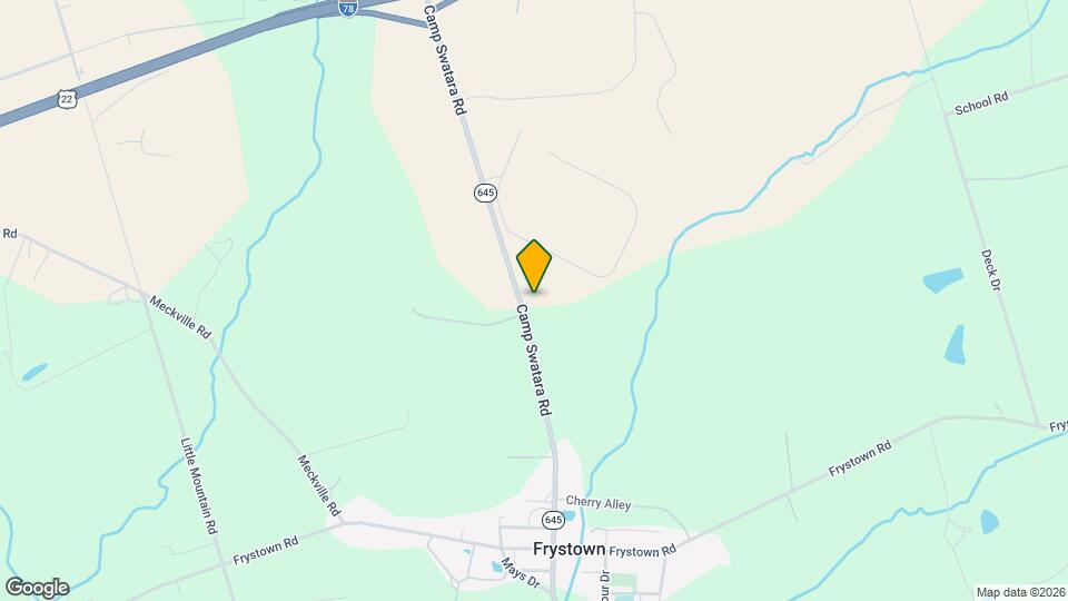 2071 Camp Swatara Rd Map and Location Details