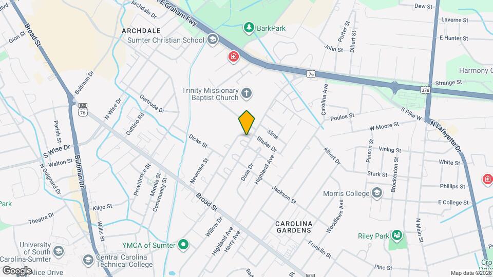 724 Miller Rd Map and Location Details