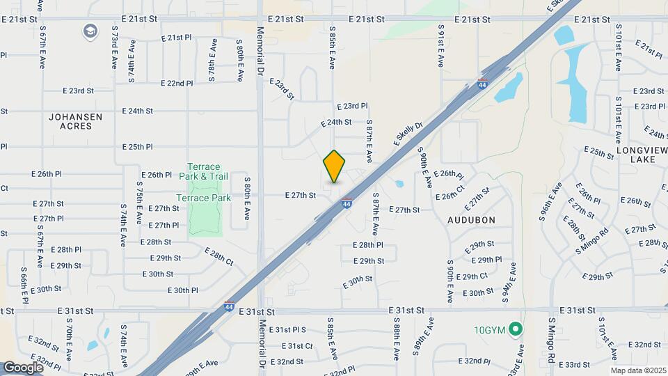 2617-2623 S 85th East Ave Mapa y Detalles de la Ubicación