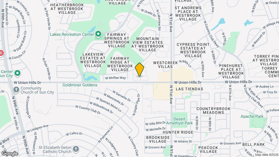 18624 N 93rd Ave Map and Location Details