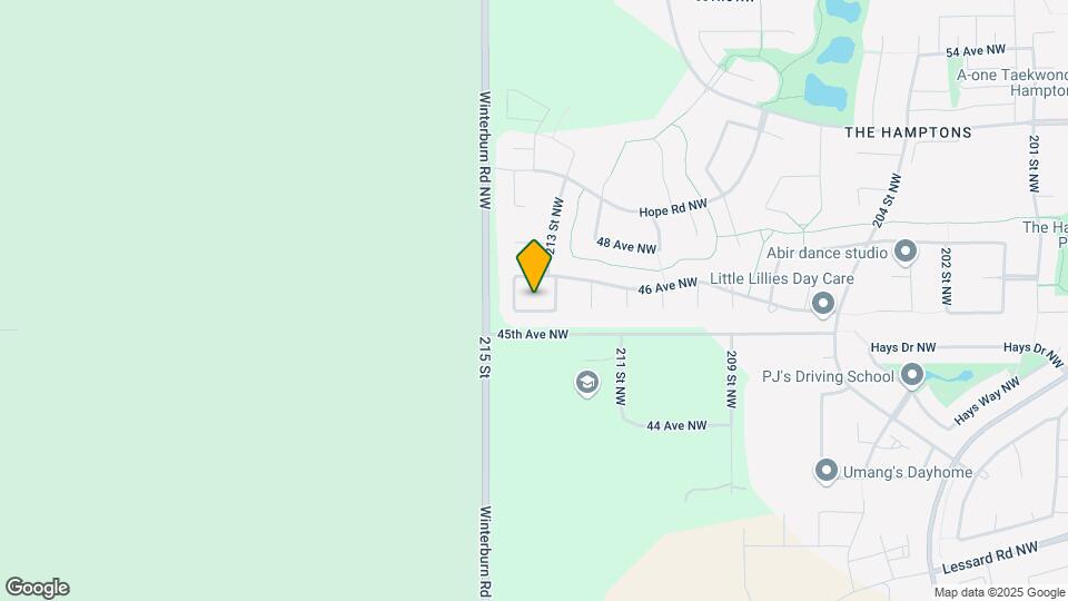 21308 45A Av NW Map and Location Details