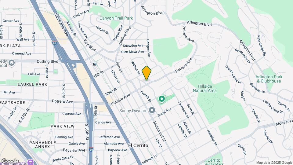 7003 Potrero Ave Map and Location Details