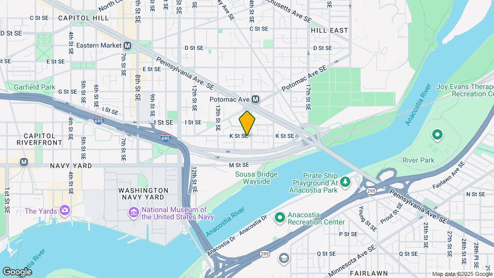 1367 K St SE Mapa y Detalles de la Ubicación