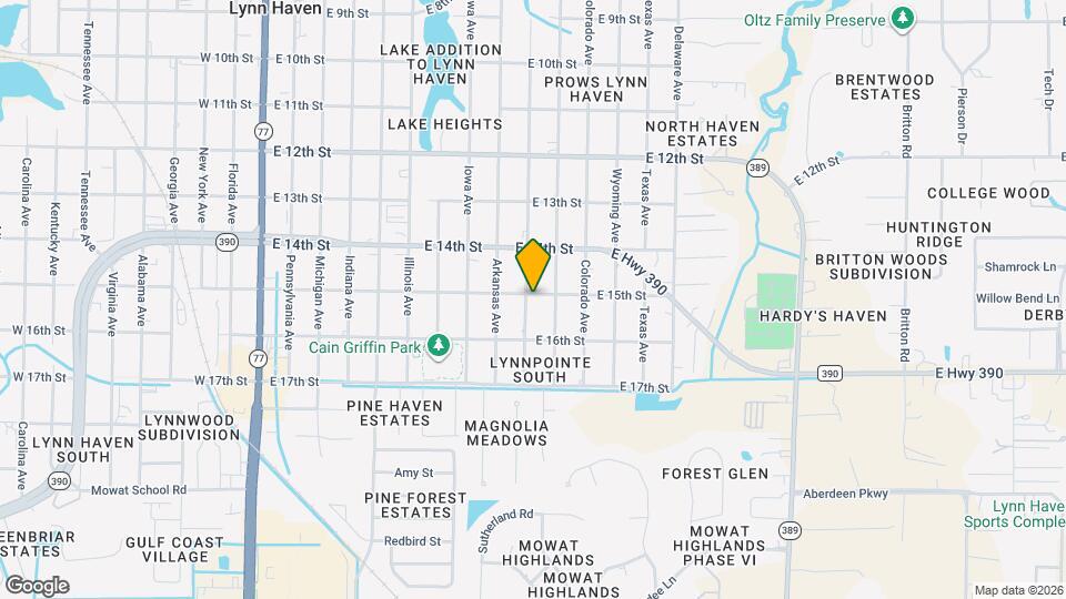 1501 Louisiana Ave Map and Location Details