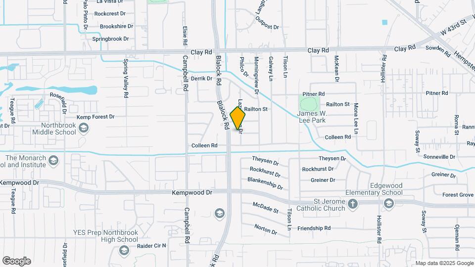 3613 Lazy Spring Dr Map and Location Details