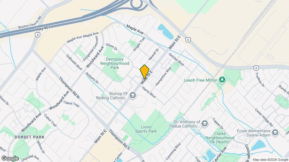 1202 Main St E Map and Location Details