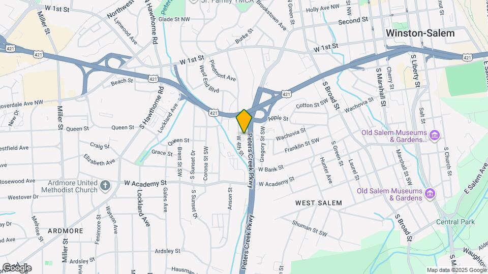 1437 W 4th St Map and Location Details