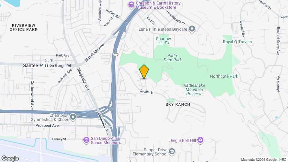 1801 Montilla St Map and Location Details