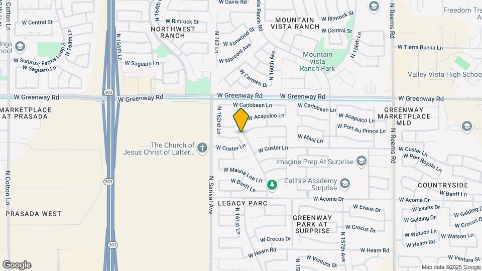 15069 N 161st Ln Map and Location Details