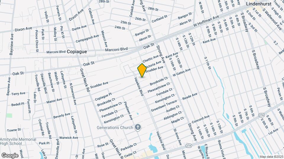 301A Copiague Pl Mapa y Detalles de la Ubicación