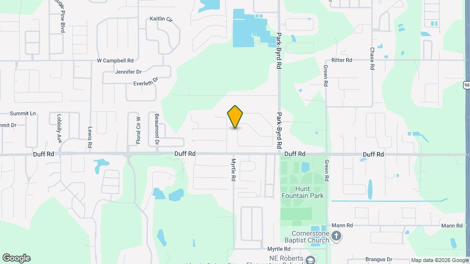 7412 Hunters Greene Cir Map and Location Details