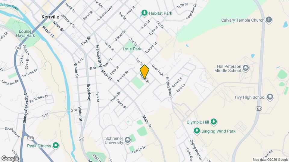 1625 North St Map and Location Details