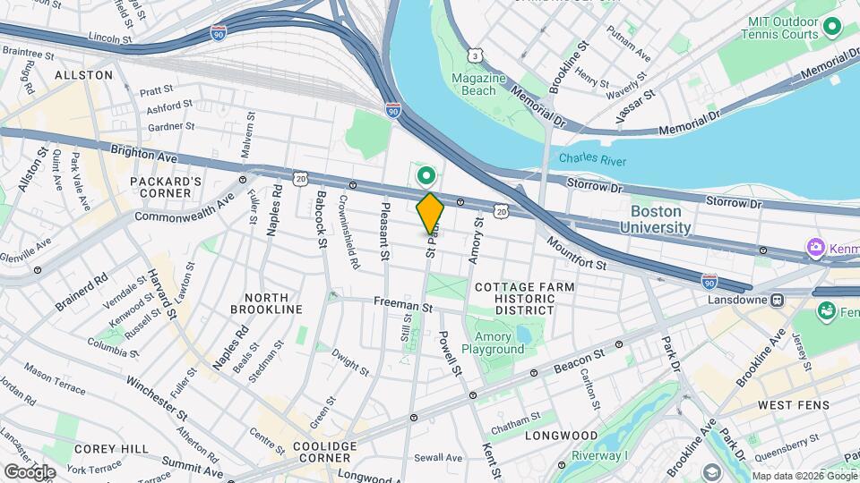 336 St Paul St Map and Location Details