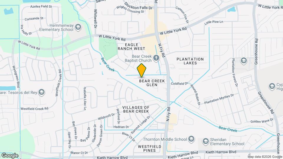 5823 Ridgebluff Ln Map and Location Details