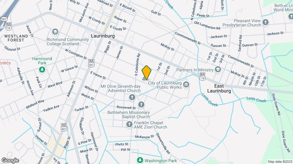 420 E Covington St Mapa y Detalles de la Ubicación