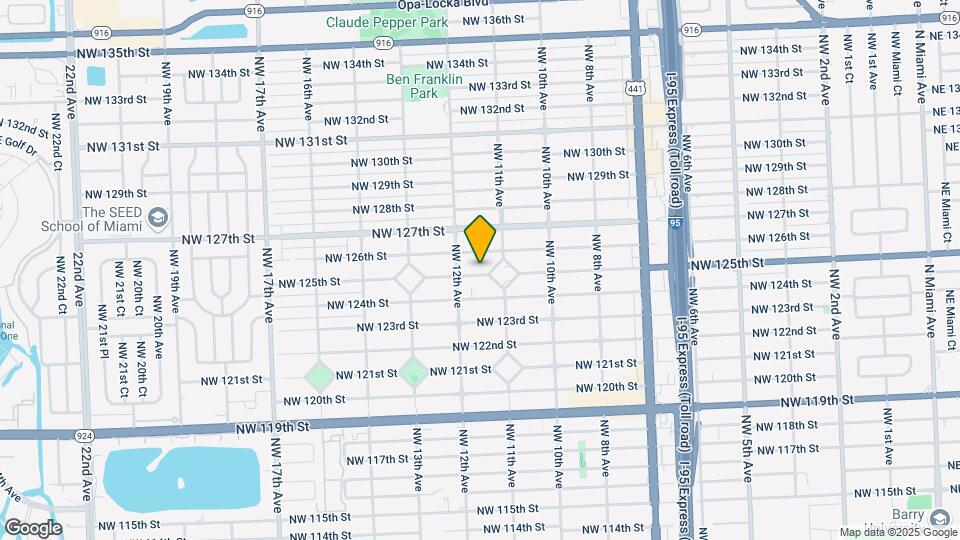 1145 NW 125th St, Unit B Map and Location Details