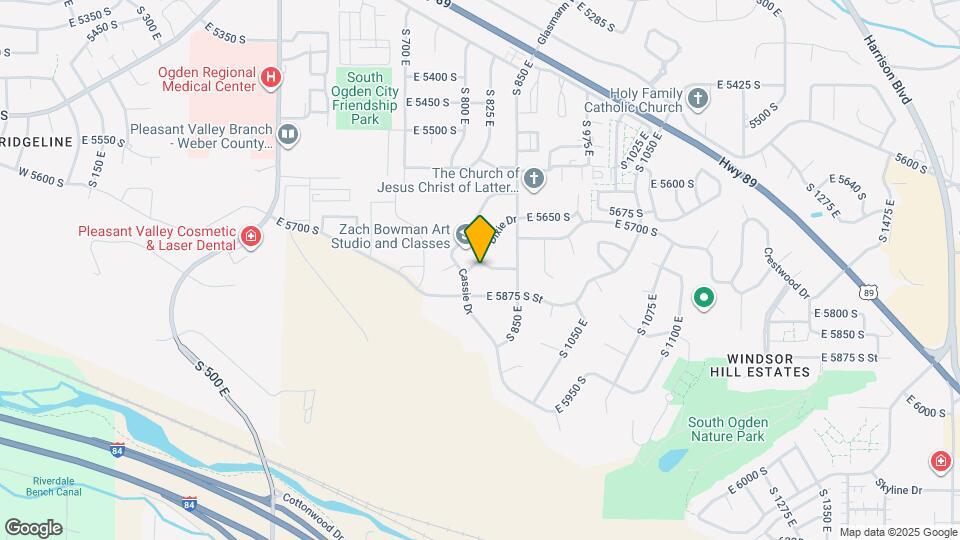 813 E 5750 S Map and Location Details