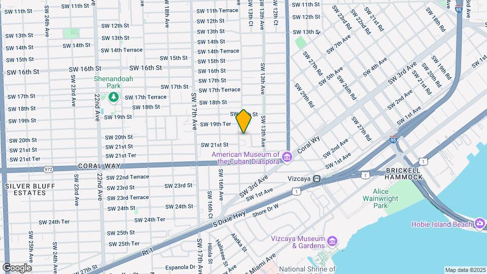 1380 SW 20th St Map and Location Details
