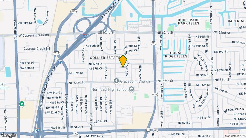 660 NE 57th Ct Map and Location Details
