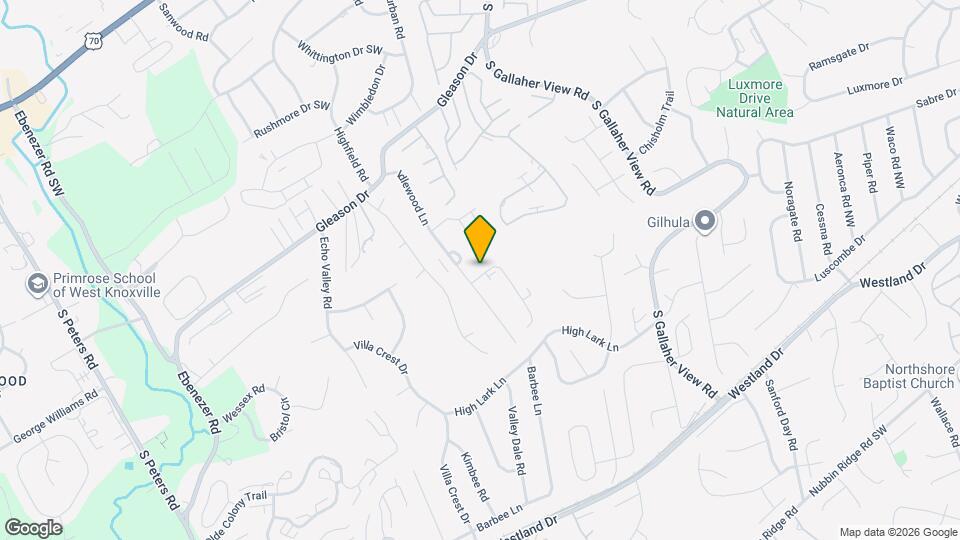 610 Shadywood Ln Map and Location Details