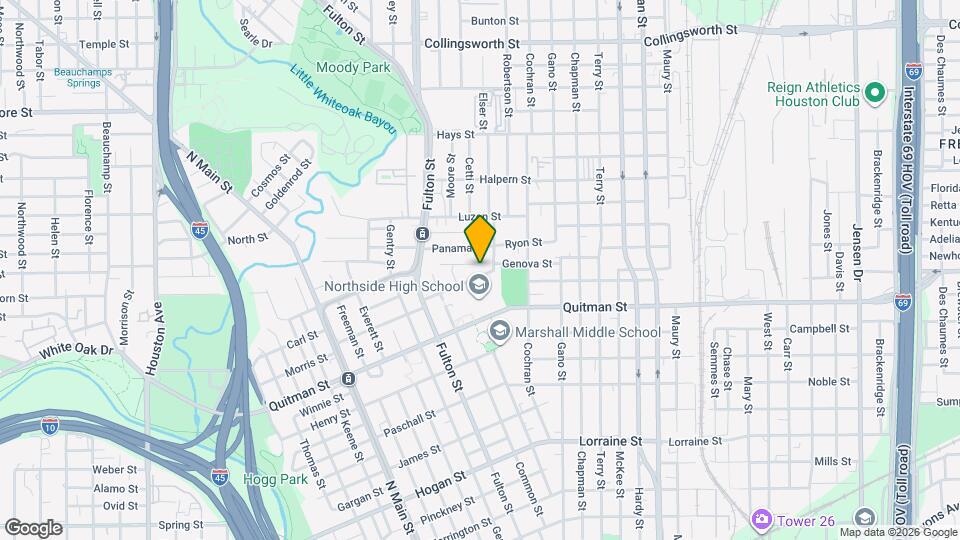 1233 Morris St Map and Location Details