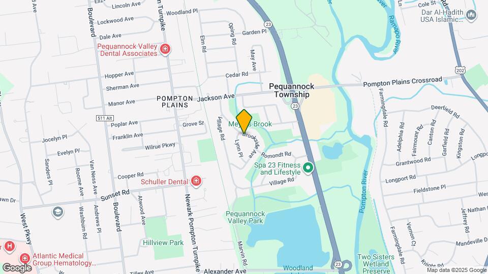 16 Brookside Ave Map and Location Details