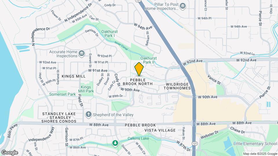 8277 W 90th Pl Map and Location Details