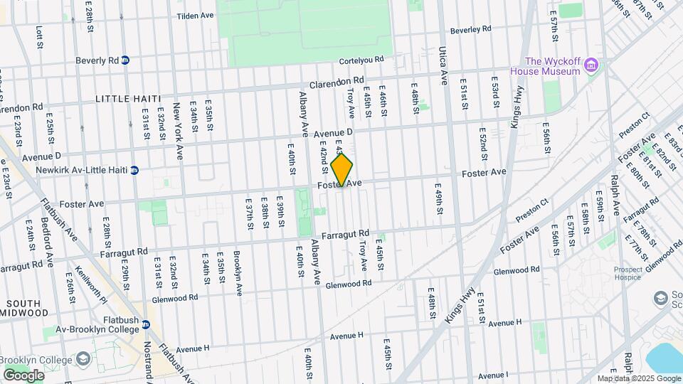 666 E 43rd St Map and Location Details
