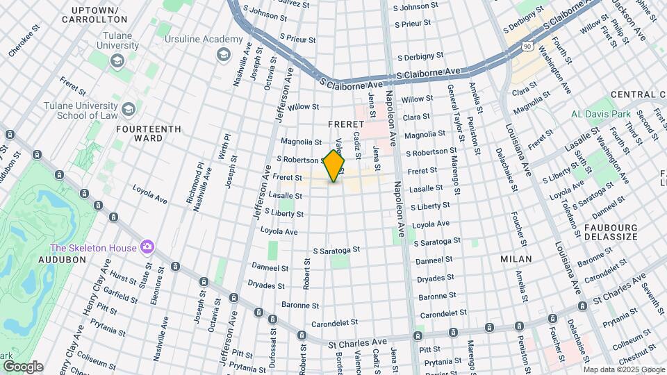 2425 Upperline St Map and Location Details