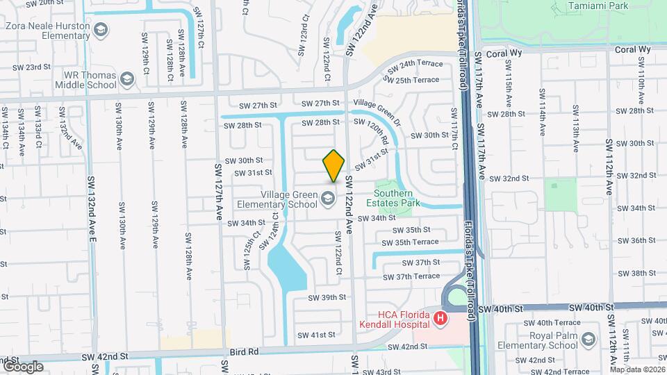 12232 SW 31st Ter Map and Location Details