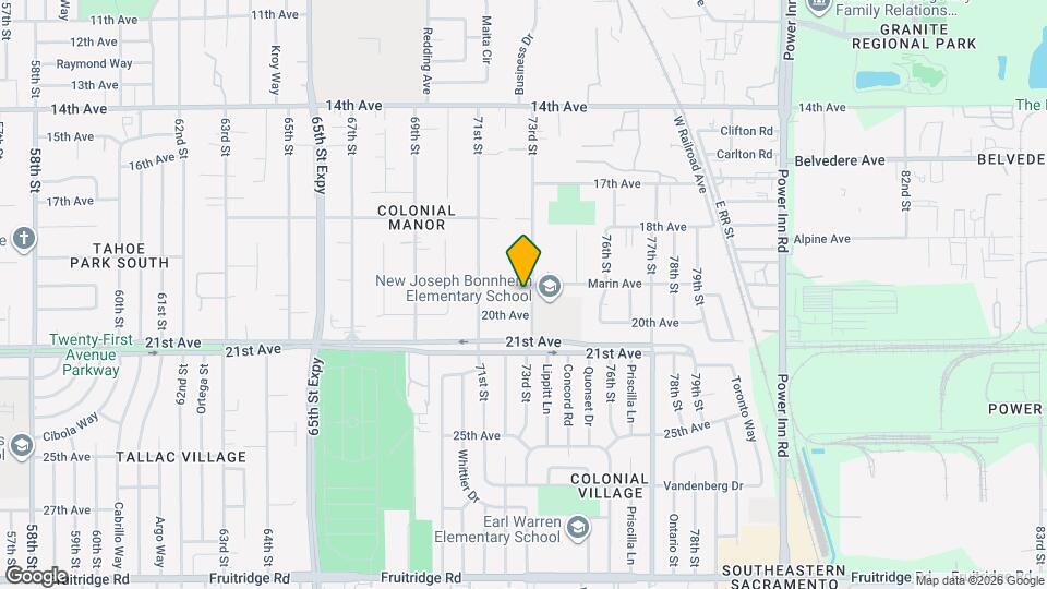 4588 73rd St Map and Location Details