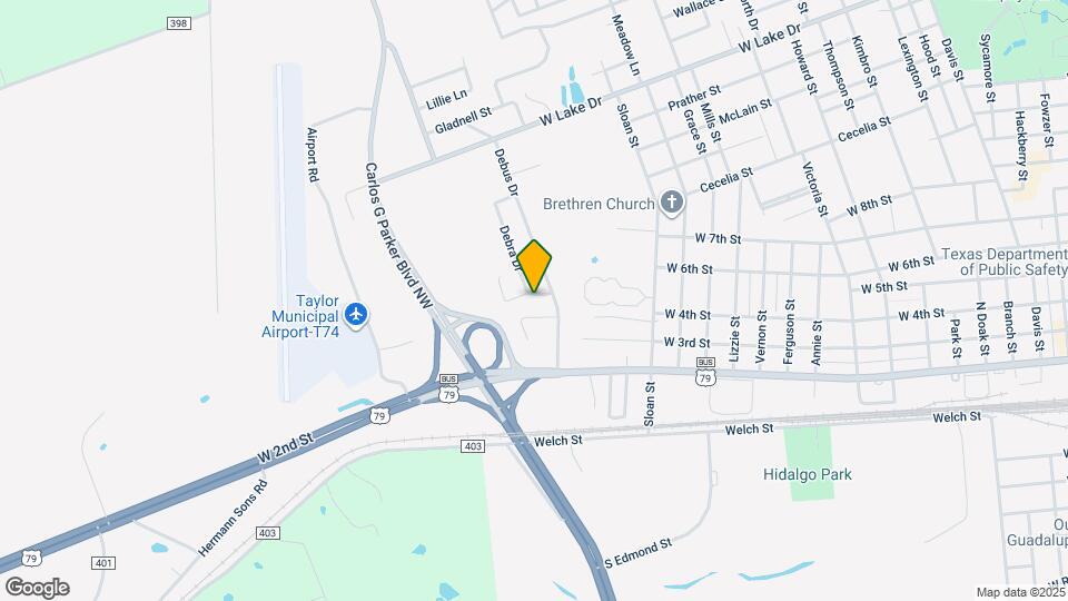 2303 Thomas St Map and Location Details