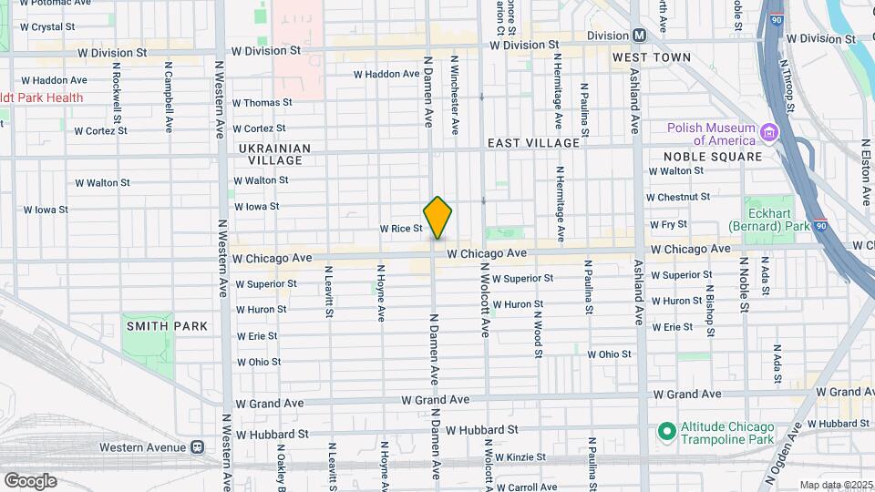 1956 W Chicago Ave Mapa y Detalles de la Ubicación