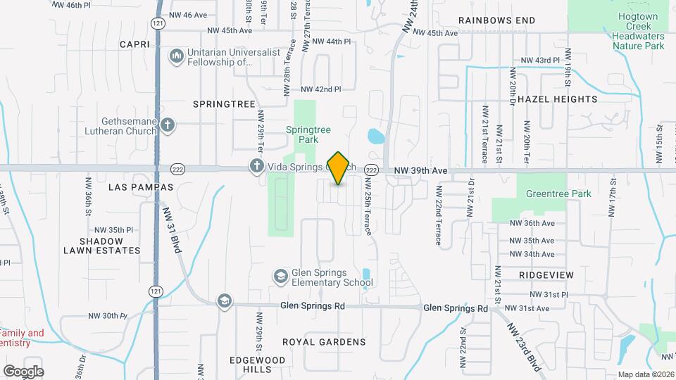 3776 NW 26th Ter Map and Location Details