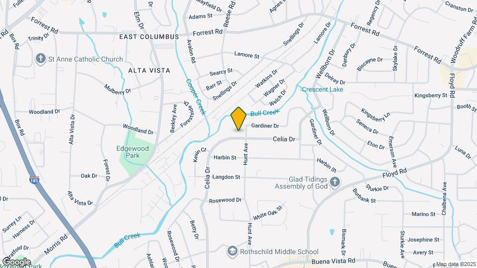 1621 Celia Dr Map and Location Details