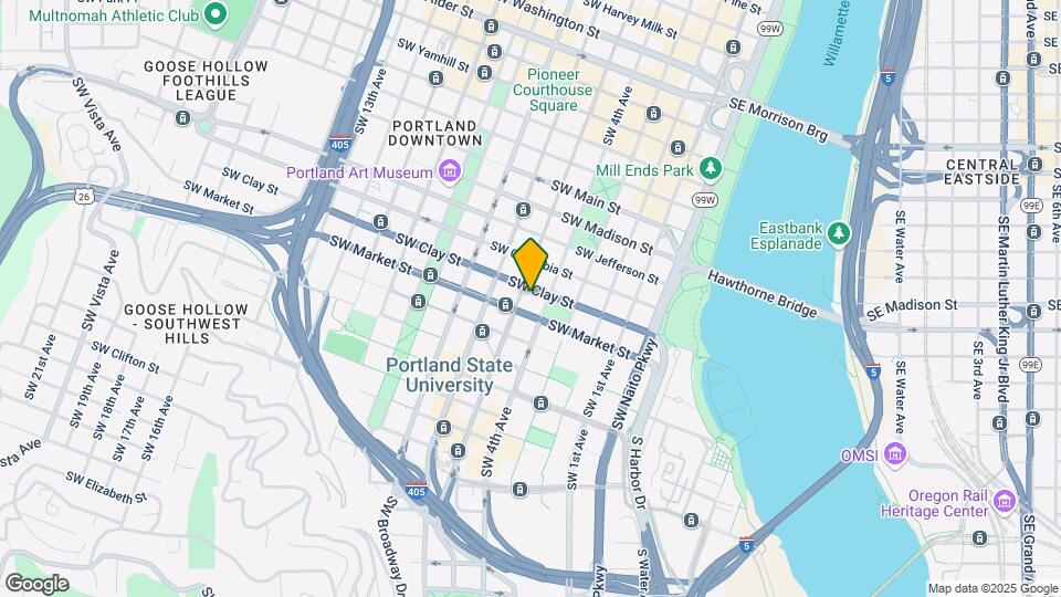 Portland Plaza Map and Location Details