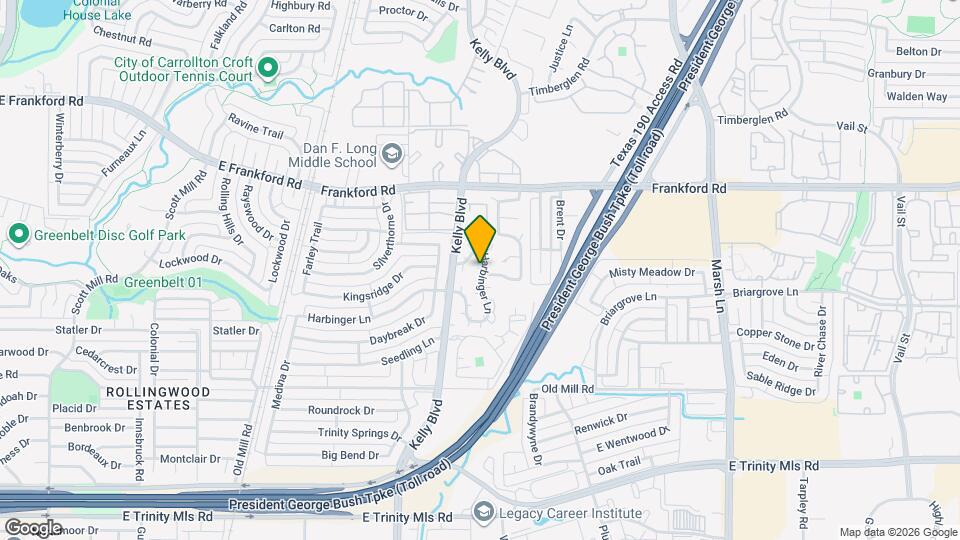 3011 Harbinger Ln Map and Location Details